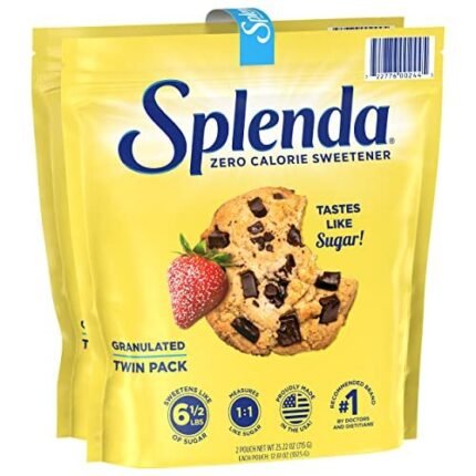 splenda no calorie sweetener granulated sugar substitute pack image