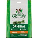 greenies orginal petite natural dental care dog treats pack image