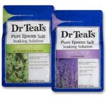 dr teals epsom salt bath solution eucalyptus & lavender 6lbs pack image