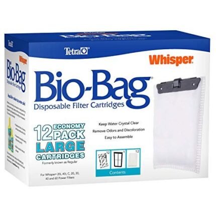 tetra whisper bio bag replacement cartridge unassembled large pack image