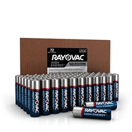 rayovac aa batteries alkaline double a battery 72 count image