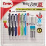 pentel twist erase click mechanical pencil set image