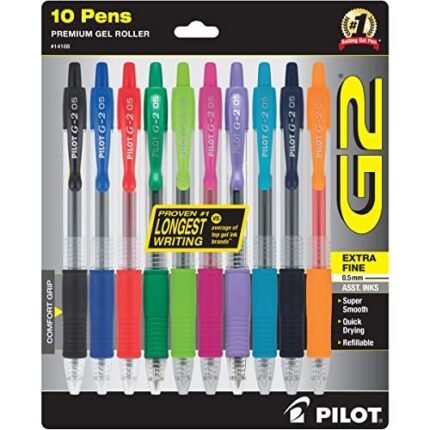 pilot g2 premium retractable gel ink rolling ball pens image