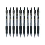 pilot g2 retractable gel ink roller ball pens bold point black image