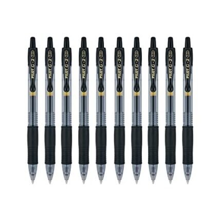 pilot g2 retractable gel ink roller ball pens bold point black image