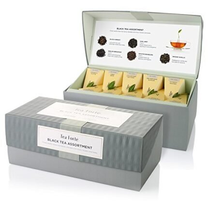 tea forte presentation box tea sampler gift set pack image