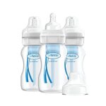 dr browns wide neck anti colic bottles 80z 3pk image
