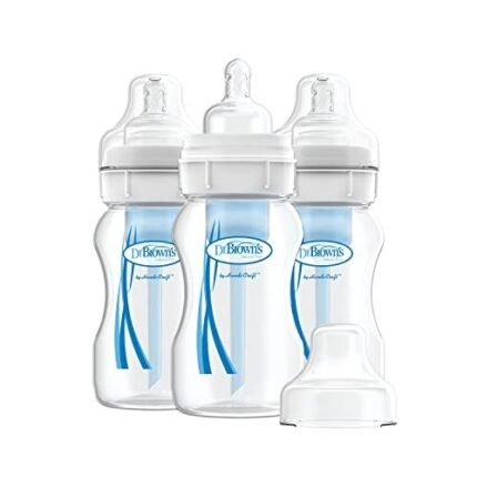 dr browns wide neck anti colic bottles 80z 3pk image