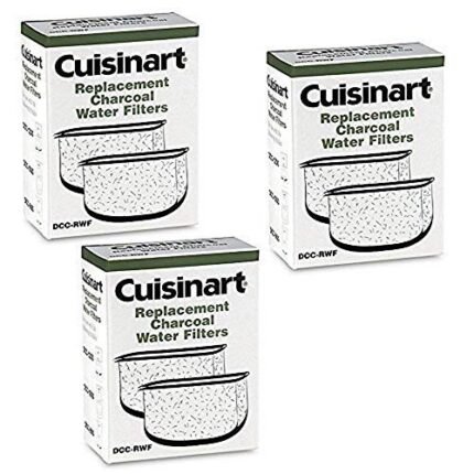 cuisinart dcc rwf triple pack charcoal water filters pack image