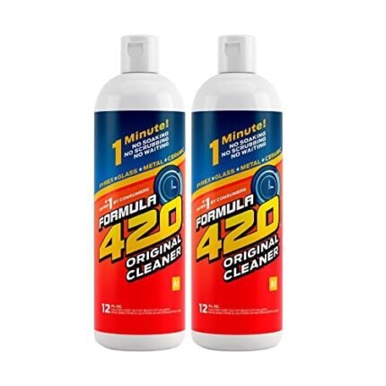 formula 420 cleaner pyrex glass metal and ceramic 2 bottles image