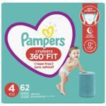 pampers cruisers 360? size 4.62 count image