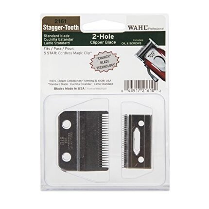 wahl 2 hole stagger tooth clipper blade 5 star series image`