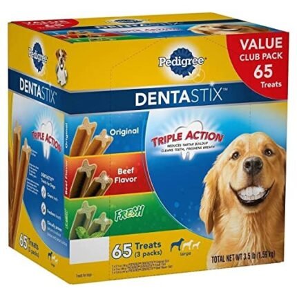 pedigree dentastix 65 piece variety pack 3.5 pound pack image