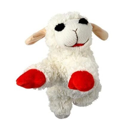 multi pet lamb chop dog toy 10in small medium large breeds image