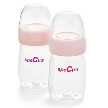 spectra wide neck baby bottles 2 pack image