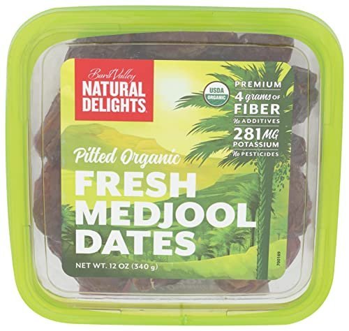 bard valley organic pitted fresh medjool dates image