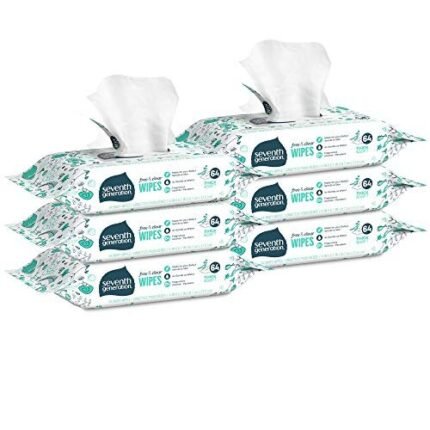 seventh gen baby wipes refill 6 pk image