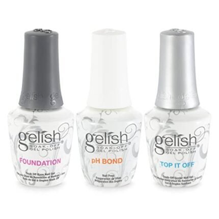 gelish terrific trio gel nail polish kit image