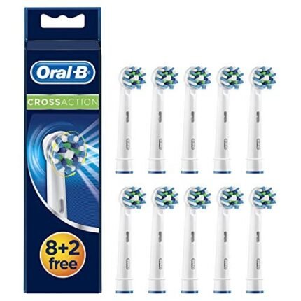 braun oral b cross action replacement toothbrush heads image