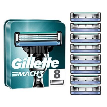 gillette mach3 razor blades 8 refills image