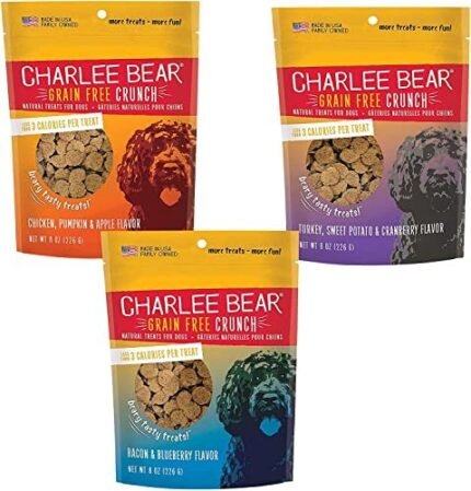 charlee bear grain free crunch dog treats variety pack image