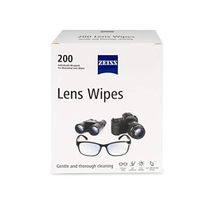 zeiss pre moistened lens cleaning wipes 200 count pack image