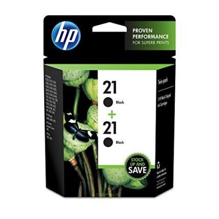 hp 21 2 ink cartridges black pack image