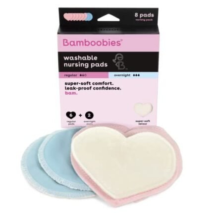 bamboobies reusable nursing pads 8 pack image