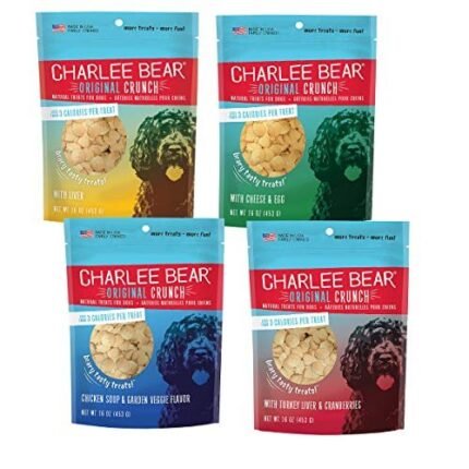 charlee bear dog treats variety pack includes liver pack image