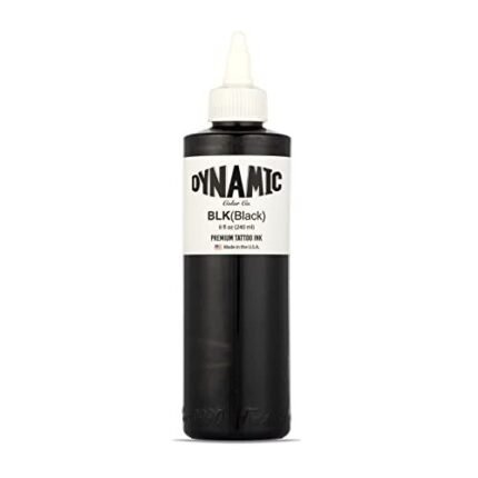 dynamic black tattoo ink 80z bottle image