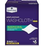 simply right members mark adult wash cloths 240 count pack image
