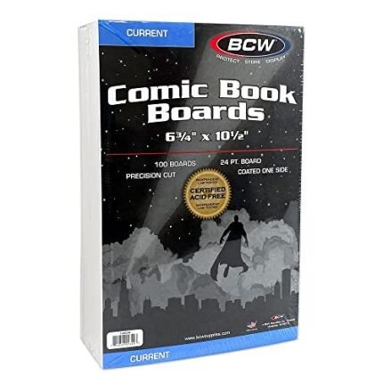 bcw supplies current size comic boards white image