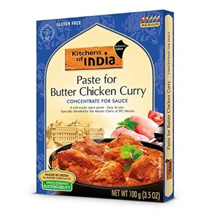 kitchens of india paste for butte chicken curry 3.5 ounce boxes pack of 6 image