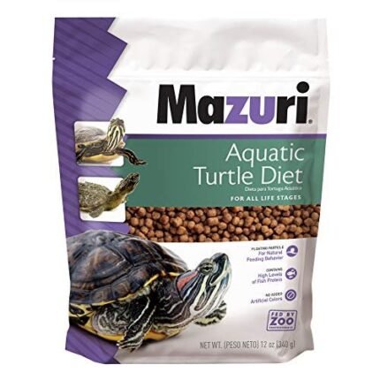 mazuri nutritionally complete aquatic turtle food pack image