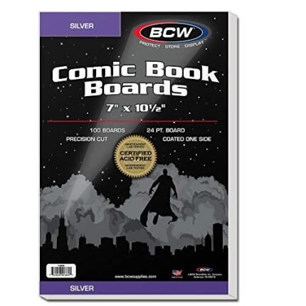 bcw silver age comic book backing boards image