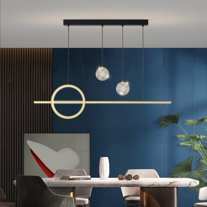 nordic led pendant lights dining table image