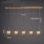 cognac smoky gray clear glass ball led image
