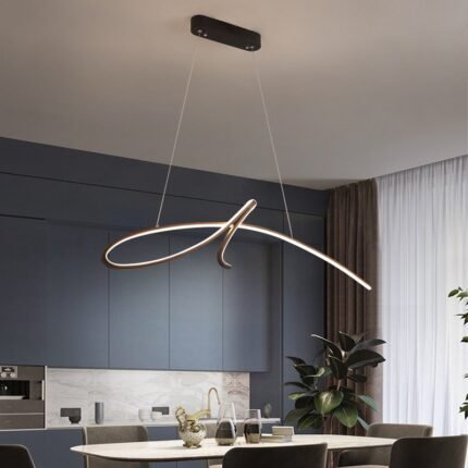 modern led chandelier for living room image