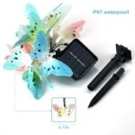 graden solar lamp butterfly string lights image