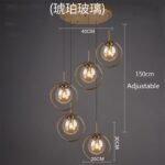 cognac smoky gray clear glass ball led image