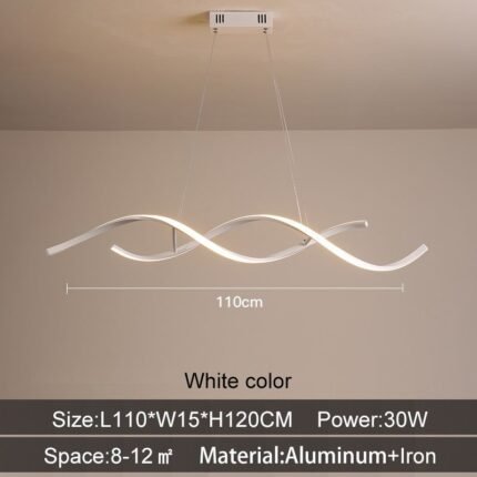 neo gleam modern led pendant light image