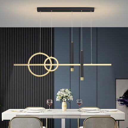 nordic led pendant lights dining table image