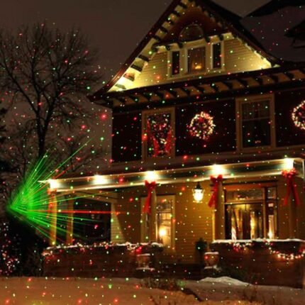 outdoor christmas laser projector light image