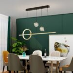 nordic led pendant lights dining table image