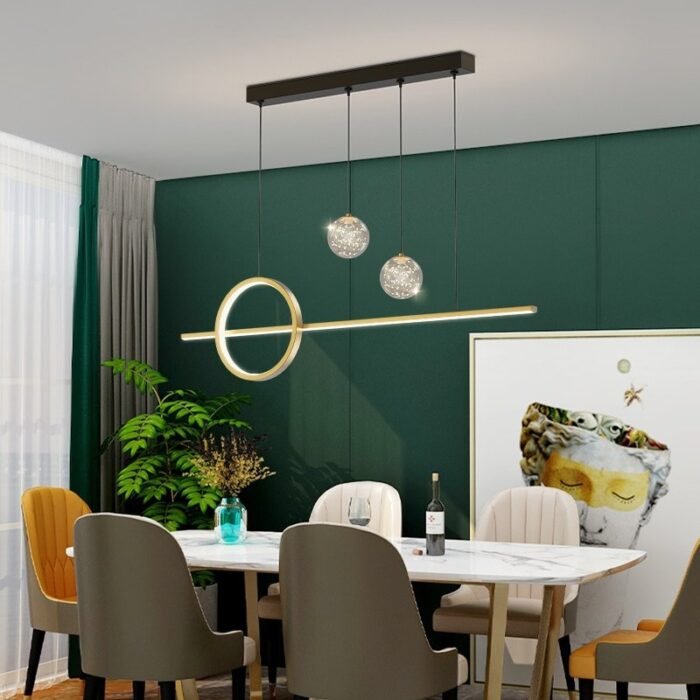nordic led pendant lights dining table image