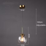 cognac smoky gray clear glass ball led image