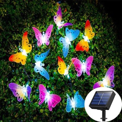 graden solar lamp butterfly string lights image