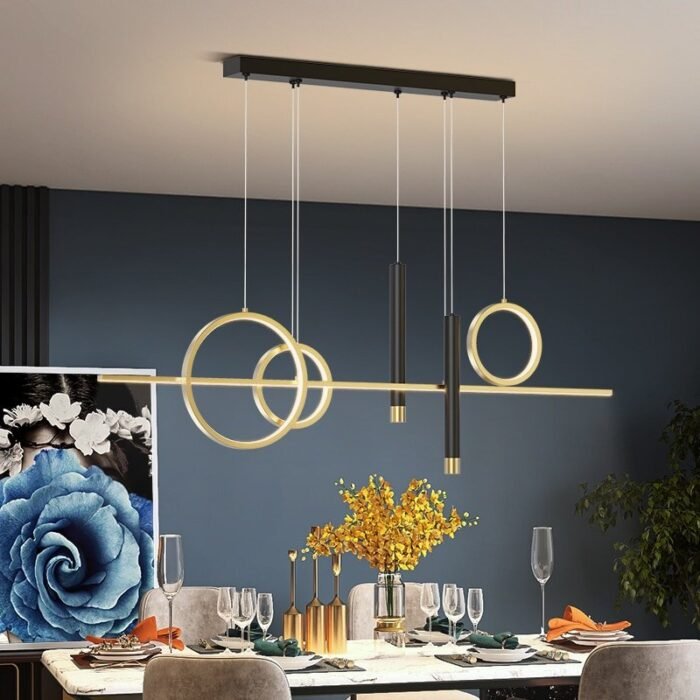 nordic led pendant lights dining table image