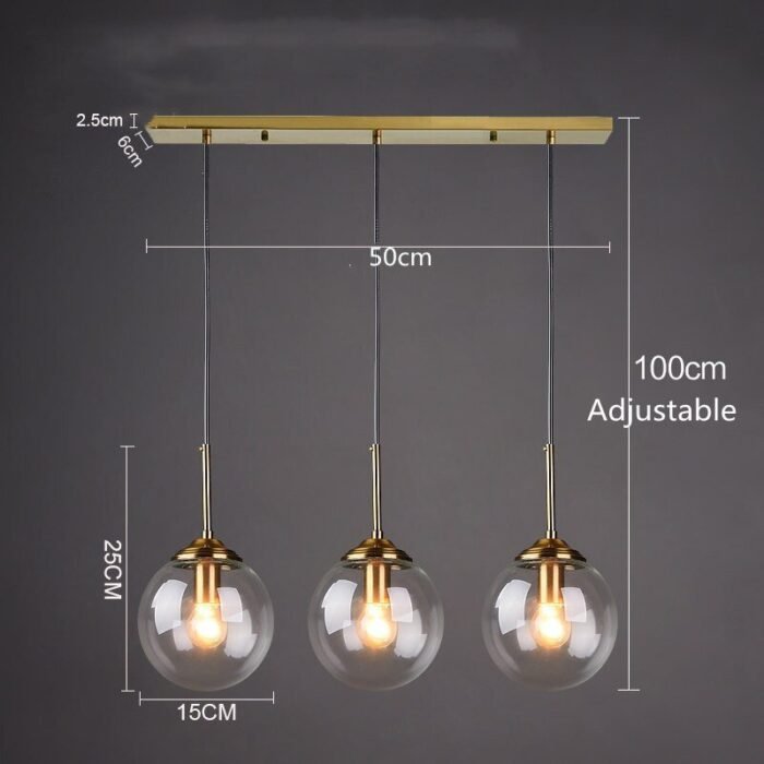 cognac smoky gray clear glass ball led image