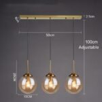 cognac smoky gray clear glass ball led image